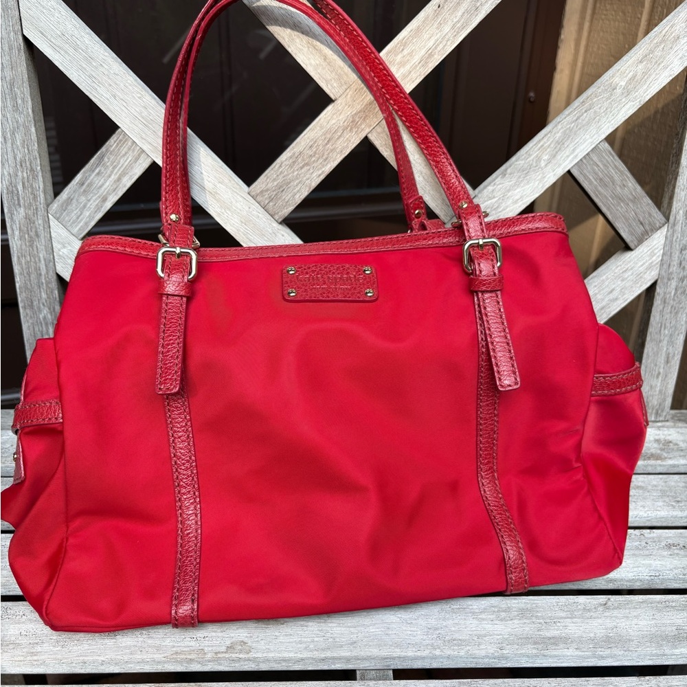 Kate Spade Vibrant Red Tote Bag